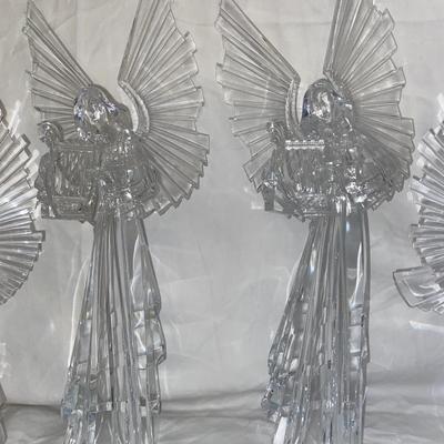 Vintage Plastic/Acrylic Angel Figurines