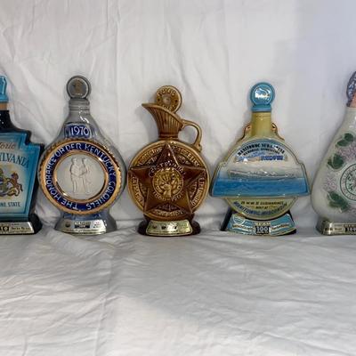 ***EMPTY - Collection of Vintage Collectorâ€™s Jim Beam Decanters