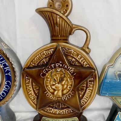 ***EMPTY - Collection of Vintage Collectorâ€™s Jim Beam Decanters