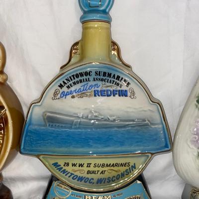 ***EMPTY - Collection of Vintage Collectorâ€™s Jim Beam Decanters