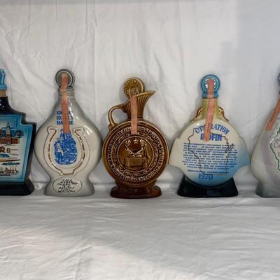 ***EMPTY - Collection of Vintage Collectorâ€™s Jim Beam Decanters