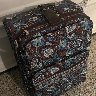 New Large Vera Bradley Rolling Luggage Carrier