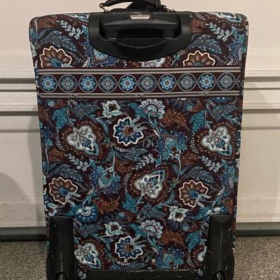 New Large Vera Bradley Rolling Luggage Carrier