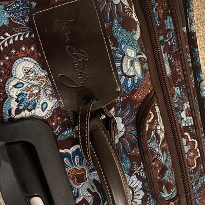 New Large Vera Bradley Rolling Luggage Carrier