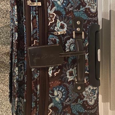 New Large Vera Bradley Rolling Luggage Carrier