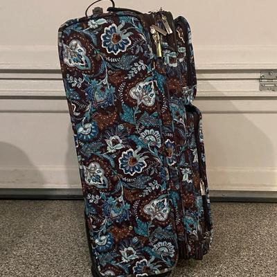 New Large Vera Bradley Rolling Luggage Carrier