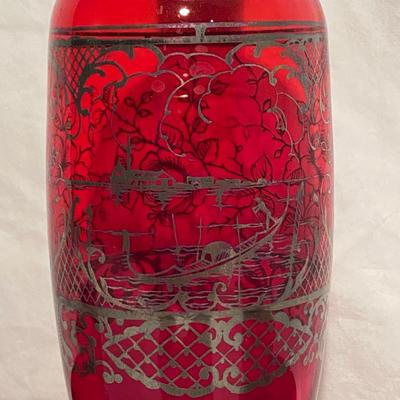 Vintage Italian Murano Glass Decanter Set