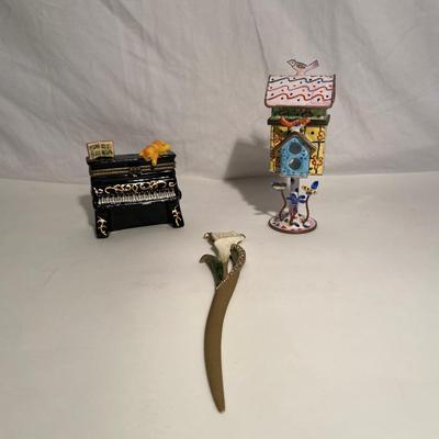 Miniature Art Figurines and Letter Opener