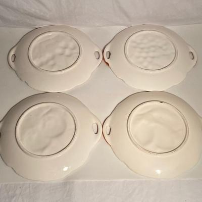 Set of Four Decorative Kitchen Plates