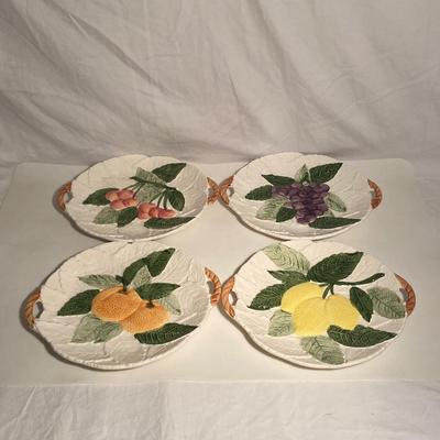 Set of Four Decorative Kitchen Plates
