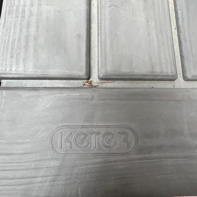 Pair of Keter Large Waterproof Lockable Storage Boxes (P-RG)