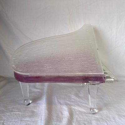 Vintage Dino Rosin Style Acrylic Piano Sculpture