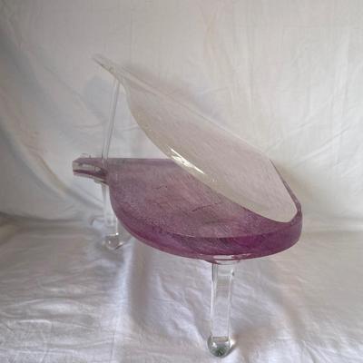Vintage Dino Rosin Style Acrylic Piano Sculpture