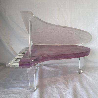 Vintage Dino Rosin Style Acrylic Piano Sculpture