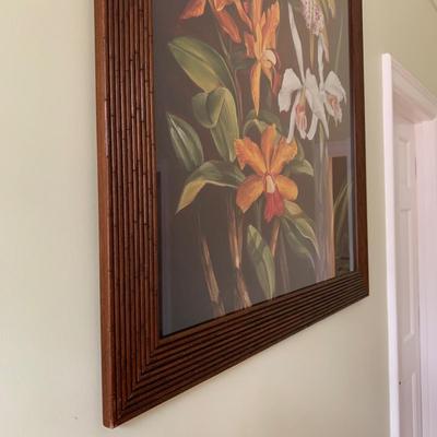 Framed & Numbered Fine Art Print of Orchid Trio II  (B2-HS)