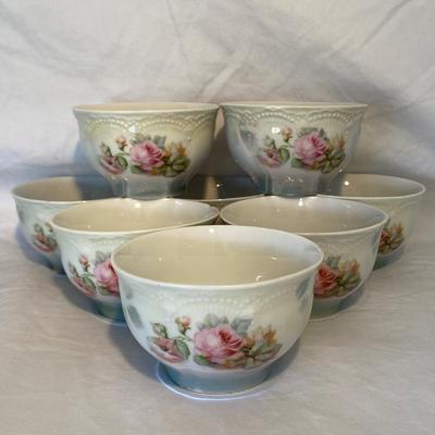 Set of Eight Vintage Leuchtenburg Germany Bowls