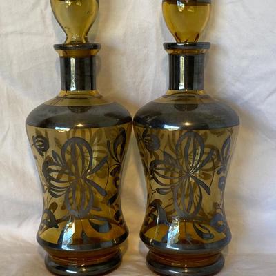 Vintage Blown-Glass Decanters