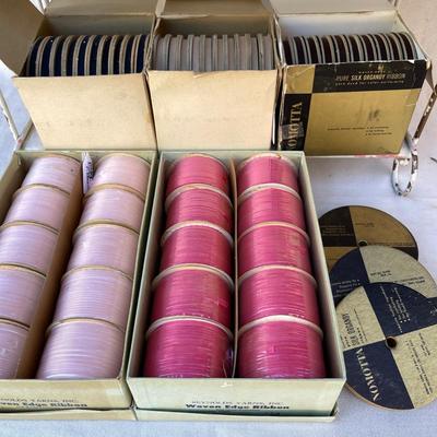 LOT 89 Vintage Silk Organdy Ribbon