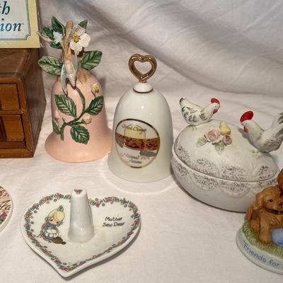 Collection of Vintage Bells and Trinkets