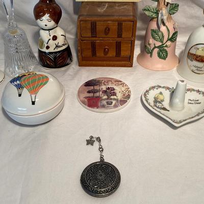 Collection of Vintage Bells and Trinkets