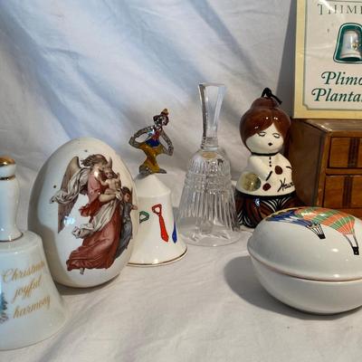 Collection of Vintage Bells and Trinkets