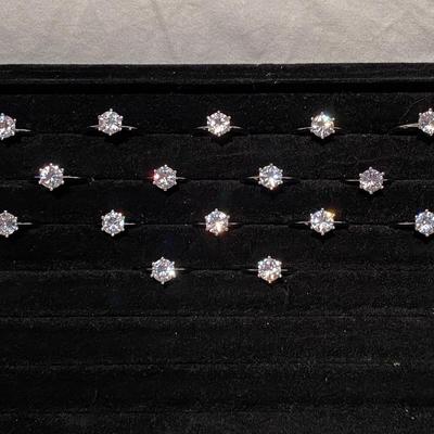 Collection of Marked 18K Rolled-Gold Plated Rings