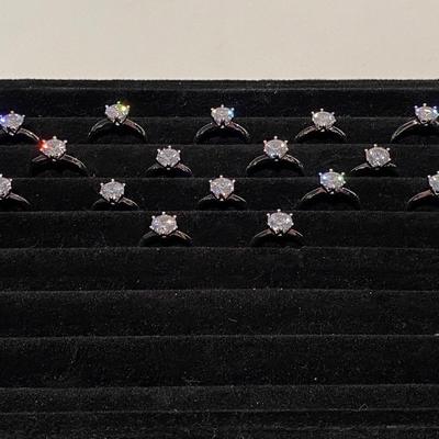 Collection of Marked 18K Rolled-Gold Plated Rings