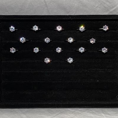 Collection of Marked 18K Rolled-Gold Plated Rings