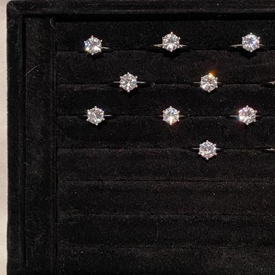 Collection of Marked 18K Rolled-Gold Plated Rings