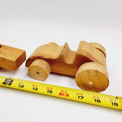 VINTAGE WOODEN CAR BUNDLE