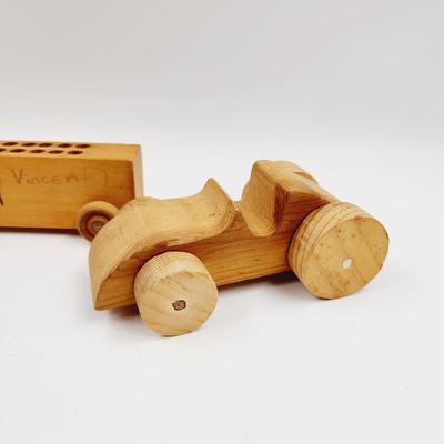 VINTAGE WOODEN CAR BUNDLE