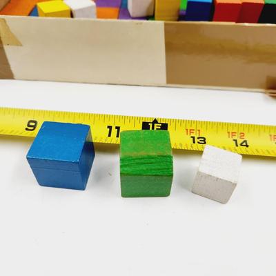 VINTAGE CUBICLE COUNTING BLOCKS