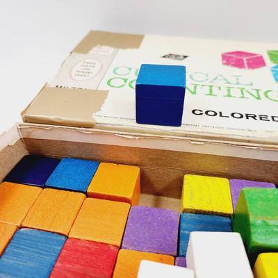 VINTAGE CUBICLE COUNTING BLOCKS