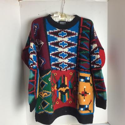 Lot 917 Womanâ€™s Hand Stitched Sweater by Roberta Freymann, made in Uruguay