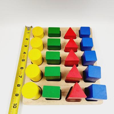 GUIDECRAFT GEOMETRIC WOODEN SHAPE SORTER