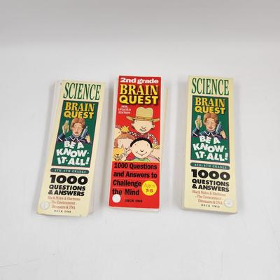 BRAIN QUEST CARD BOOK BUNDLE