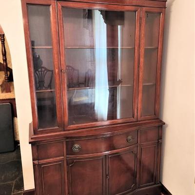 Lot #102  Vintage Bernhardt China Cabinet