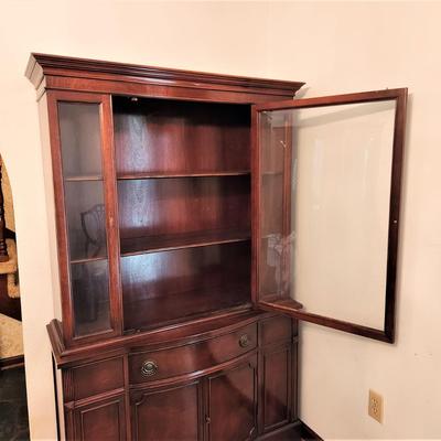 Lot #102  Vintage Bernhardt China Cabinet