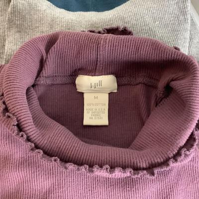 Lot 922 Lot of J. Jill Womenâ€™s Turtlenecks & Skort