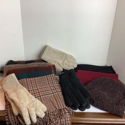 Lot 924 Lot of Hats, Gloves & Wool Scarves