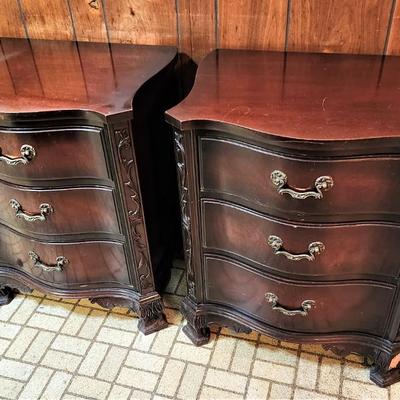 Lot #107  Pair of Vintage Nightstands