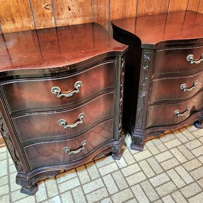 Lot #107  Pair of Vintage Nightstands