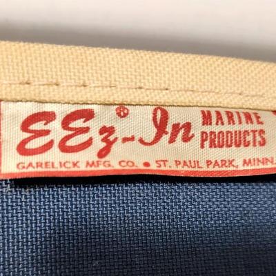 Lot #110 Good Pair of Vintage EEz-In Marine Chairs