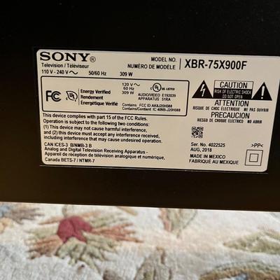 Sony 75â€ Bravia Smart TV (LR-MG)