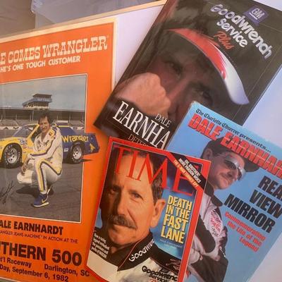 Dale Earnhardt Collection-Autographed poster and more