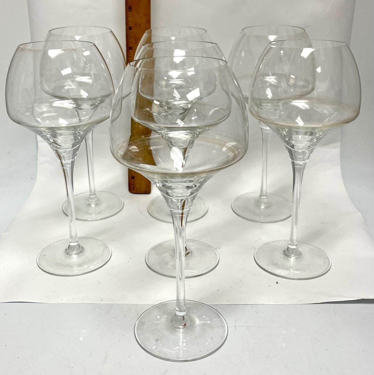 Set of 7 Mikasa Long Stemmed Wine Goblets Drink Glasses