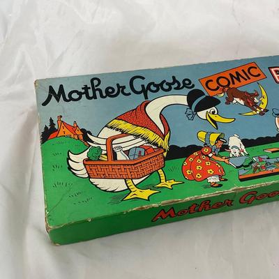 -178- VINTAGE | 1930â€™s Parker Brothers Mother Goose Comic Puzzle Set