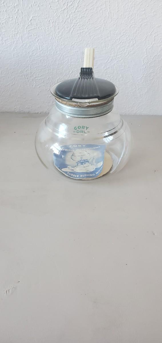 Corry glass coffee pot