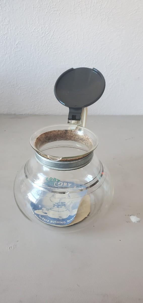 Corry glass coffee pot
