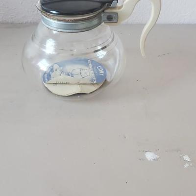 Corry glass coffee  pot